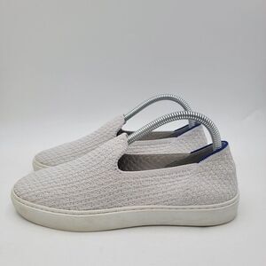Rothy's The Original Women's Size 8 White Textile Comfort Slip On Sneaker Shoes